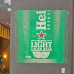 Heineken custom gobo to promote their light beer. 