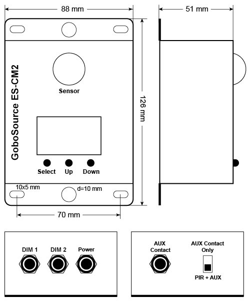 ECO Spot Control Module CM2 (Dual Channel Output) Product View 2