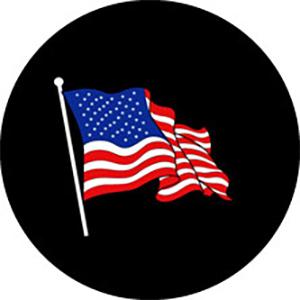 American Flag - S1144-3c - Sign Gobo - Color