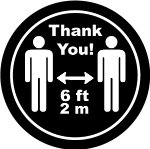 Social Distance, Social Distancing, Covid-19, Coronavirus gobo
