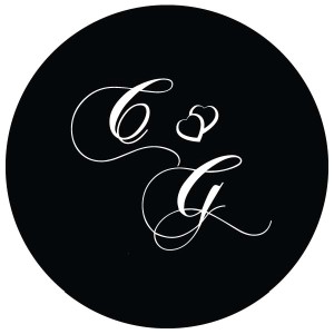 Wedding Gobo Glass WGBW-76 Chopin Script