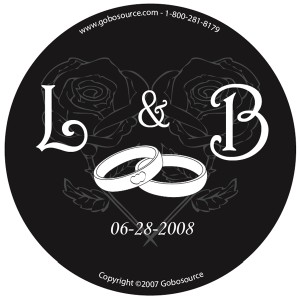 Wedding Gobo Grayscale - WGGS-03