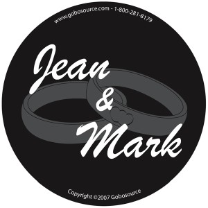 Wedding Gobo Grayscale - WGGS-07