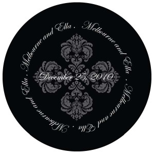 Wedding Gobo GS-Glass WGGS-24 Vivaldi Italic