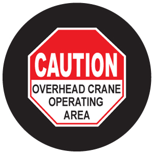 Safety Gobo, Safety Lights, Safety Sign, Crane Safety Sign, Red and White Safety Sign,
Overhead Crane Sign.