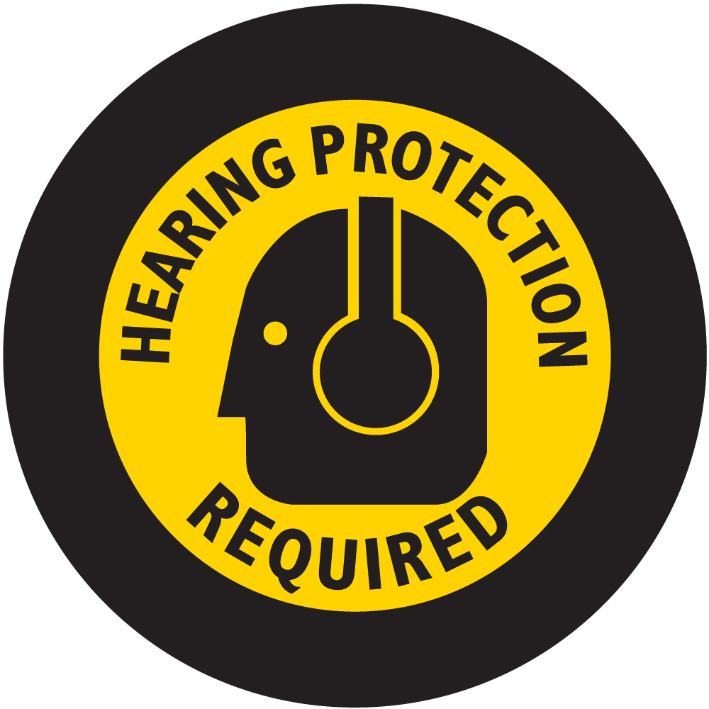 CAUTION Hearing Traffic - ZHT-S2009-1C, Safety Sign, Virtual Safety Sign, Projected Safety Sign, Lighted Caution Sign, Factory Safety Sign, Industrial Safety Sign