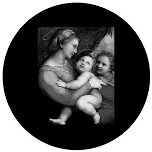 Mother and Children GS - GSG N1193-gs - Holiday Gobo - BW