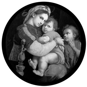 Mother and Children 2 GS - GSG N1207-gs - Holiday Gobo - BW