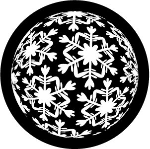 Snowflake Ball - GSG N1222 - Holiday Gobo - BW