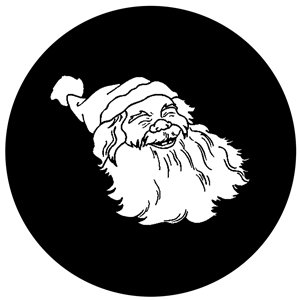 Santa Claus - GSG N1011-bw - Holiday Gobo - BW