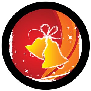 Bells of Christmas - GSG N1025-3c - Holiday Gobo - Color