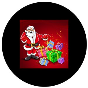 Santas Magic - GSG N1027-fc - Holiday Gobo - Color