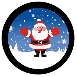 Santas Winter Wonderland - GSG N1030-fc - Holiday Gobo - Color
