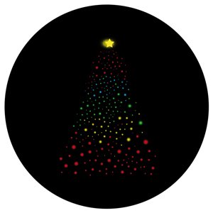 Lights of Christmas - GSG N1044-fc - Holiday Gobo - Color