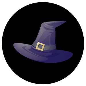 Witches Hat - GSG N1050-fc - Holiday Gobo - Color
