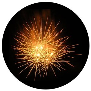Fireworks - GSG N1062-3c - Holiday Gobo - Color