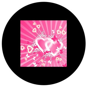 Valentine Card - GSG N1065-2c - Holiday Gobo - Color