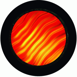 Red Waves - RSG 33001 - Standard Glass Gobo