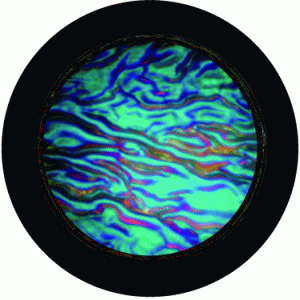 Cyan Ripple - RSG 33104 - Standard Glass Gobo