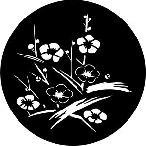 Japanese Flowers - RSS 71031 - Stock Gobo Steel