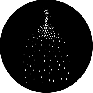 Fountain B - RSS 73622 - Stock Gobo Steel