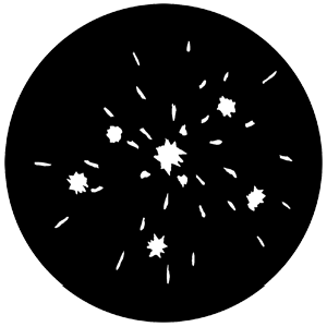 Fireworks 3B - RSS 73652 - Stock Gobo Steel