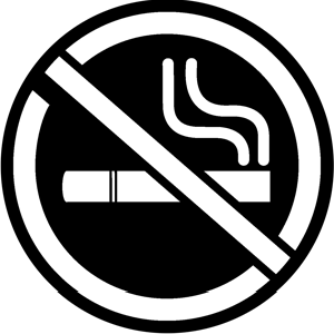 No Smoking 2 - RSS 76521 - Stock Gobo Steel