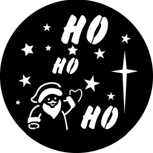 Ho Ho Ho - RSS 76540 - Stock Gobo Steel