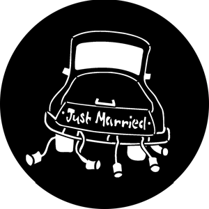 Just Married 2 - RSS 76545 - Stock Gobo Steel