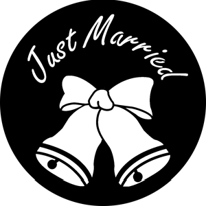 Just Married 1 - RSS 76547 - Stock Gobo Steel