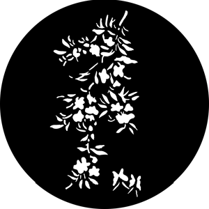 Oriental Flowers - RSS 76573 - Stock Gobo Steel
