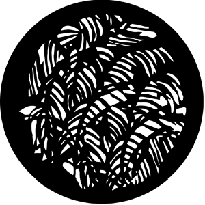 Jungle Leaves - RSS 77126 - Stock Gobo Steel