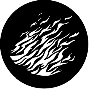 Flames 2 - RSS 77176 - Stock Gobo Steel