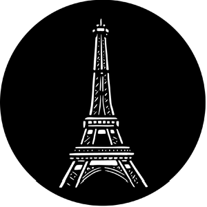 Eiffel Tower - RSS 77305 - Stock Gobo Steel