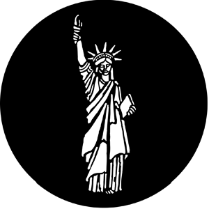 Statue Of Liberty - RSS 77307 - Stock Gobo Steel