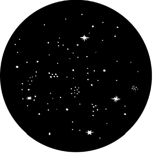 Star Cluster - RSS 77514 - Stock Gobo Steel