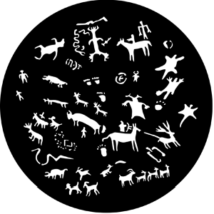 Cave Painting - RSS 77560 - Stock Gobo Steel