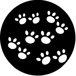 Paws - RSS 77647 - Stock Gobo Steel