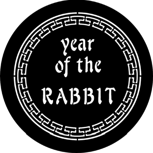 Year Of The Rabbit - RSS 77652G - Stock Gobo Steel