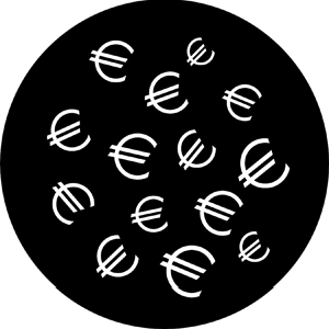 Euros - RSS 77654 - Stock Gobo Steel