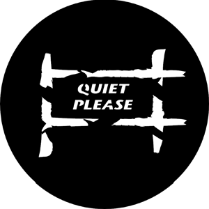 Quiet Please - RSS 77682 - Stock Gobo Steel