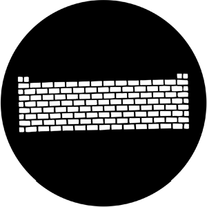 Brickwall - RSS 77719 - Stock Gobo Steel