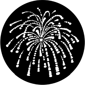 Fireworks 1 - RSS 77766 - Stock Gobo Steel