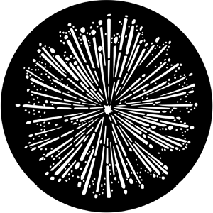 Fireworks 2 - RSS 77767 - Stock Gobo Steel