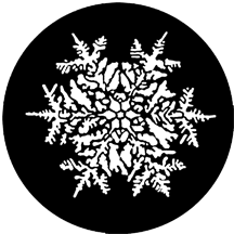 Snowflake - RSS 77771 - Stock Gobo Steel