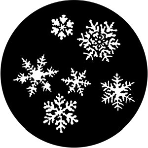 Snowflakes - RSS 77772 - Stock Gobo Steel