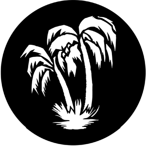 Palm Tree - RSS 77838 - Stock Gobo Steel