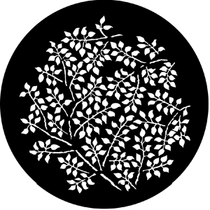 Branching Leaves (Negative) - RSS 77864 - Stock Gobo Steel