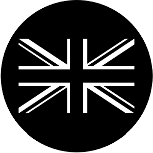 Union Jack (White) - RSS 77867 - Stock Gobo Steel