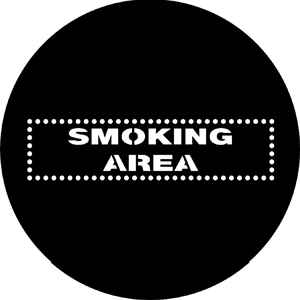 Smoking Area - RSS 77889 - Stock Gobo Steel